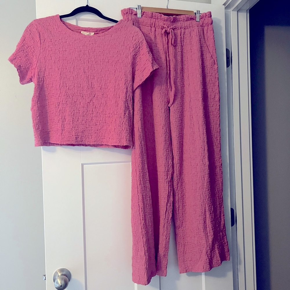 NWT Easel Pink Set